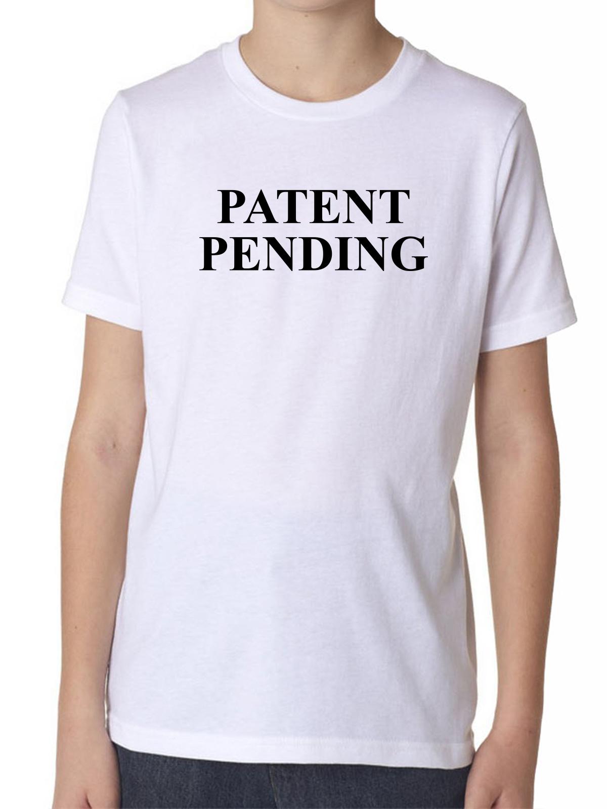 Trendy Patent Pending - Inventor Special Boy S Cotton Youth Grey T-Shirt