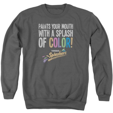 Dubble Bubble Nostalgic Candy Paints Your Mouth Adult Crewneck Sweatshirt