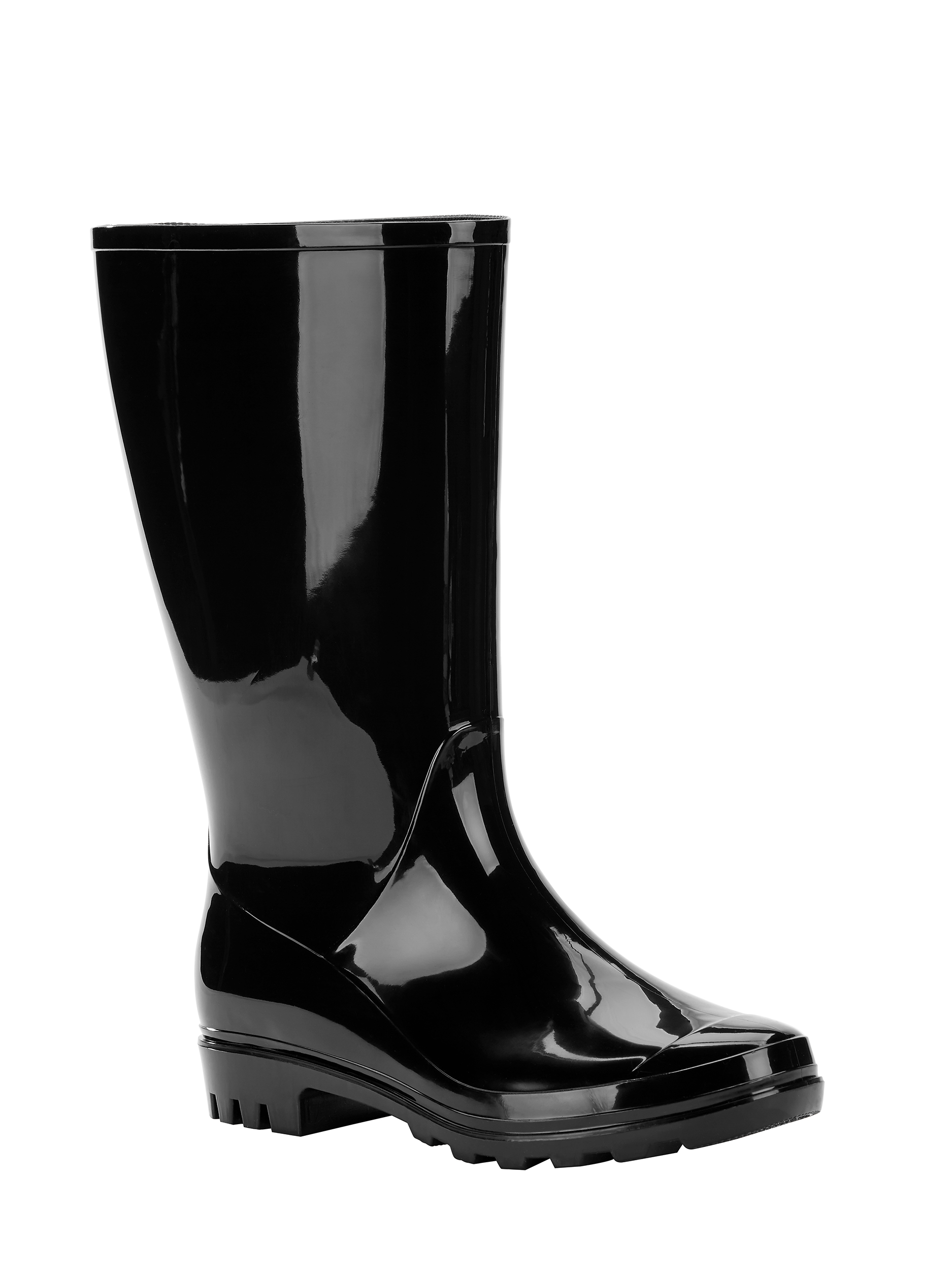 (Size:9W)Time and Tru Women S Rain Boot  Wide Width Available
