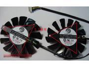 Original POWER LOGIC PLD08010S12HH MSI GTX570 R6850 GTX460 HD7850 R6790 7950 Video Card Silent Cooling Fan Laptop Cooler Graphics Card
