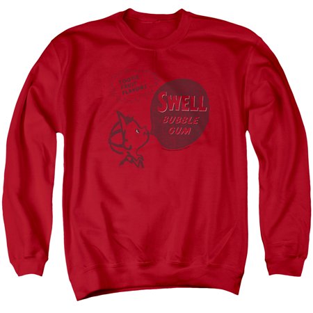 Dubble Bubble Nostalgic Candy Swell Gum Adult Crewneck Sweatshirt