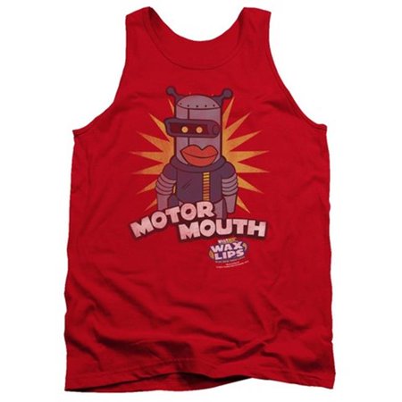 Trevco Dubble Bubble-Motor Mouth - Adult Tank Top - Red, Extra Large