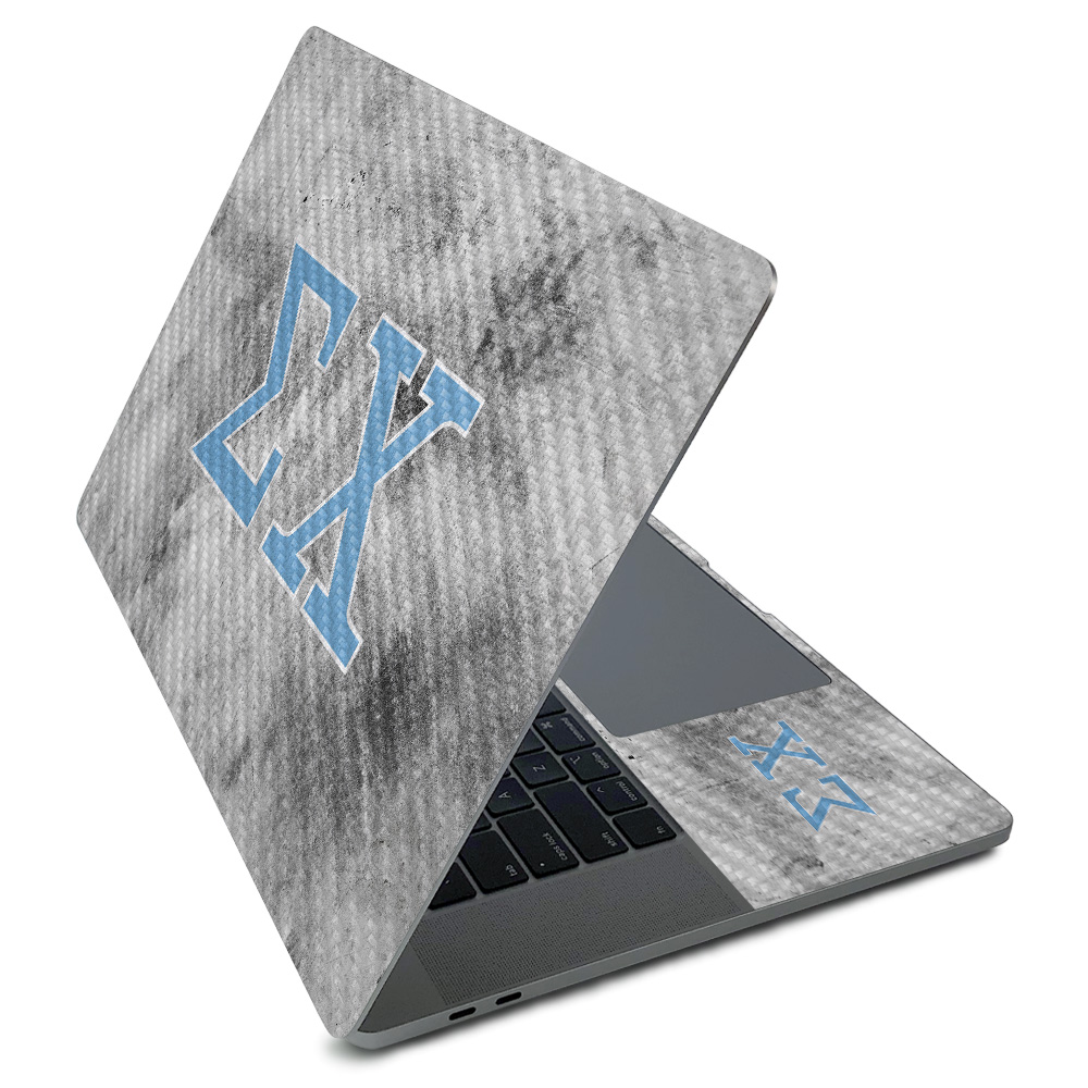 CF-APMAPRO216-SC999995 Carbon Fiber Skin for Apple Macbook Pro 16 in. 2020 - Sigma Chi Stone