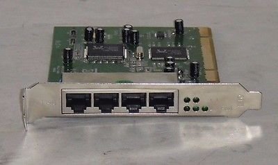 Realtek DB0805012649 4 Port PCI Network Card- DNR-17746 - Refurbished