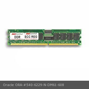 DMS Compatible/Replacement for Oracle #540-6229-N Sun Netra 240 512MB DMS Certified Memory DDR PC2100 266MHz ECC/Reg. 64x72 CL2.5 2.5v DIMM (32X8) - D