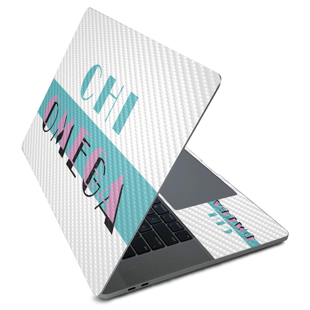 CF-APMAPRO216-CO999987 Carbon Fiber Skin for Apple MacBook Pro 16 in. 2020 - Chi Omega Miami