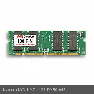 DMS Compatible/Replacement for Kyocera MMZ-1128 FS 6950DN 128MB DMS Certified Memory 100 Pin DDR PC2100 2.5v SODIMM - DMS