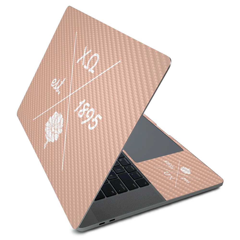 CF-APMAPRO216-CO999984 Carbon Fiber Skin for Apple MacBook Pro 16 in. 2020 - Chi Omega Chic