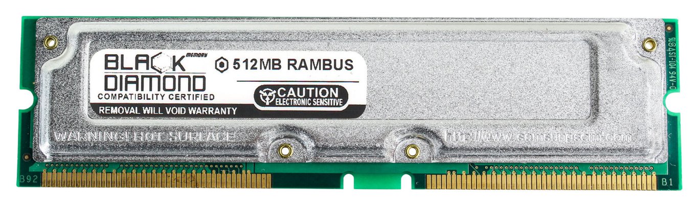 512MB Memory RAM for IBM IntelliStation M Pro 6229 184pin PC800 45ns 800MHz Rambus RDRAM RIMM Black Diamond Memroy Module Upgrade