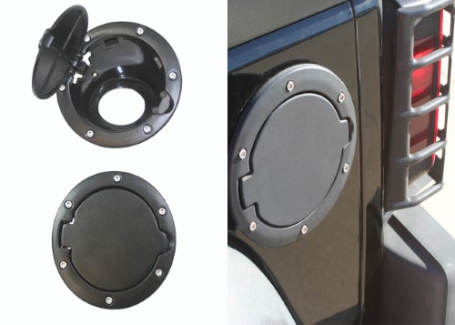 ABN Black Replacement Gas Cap Cover for 2007-15 Jeep Wrangler JK & JK Unlimited