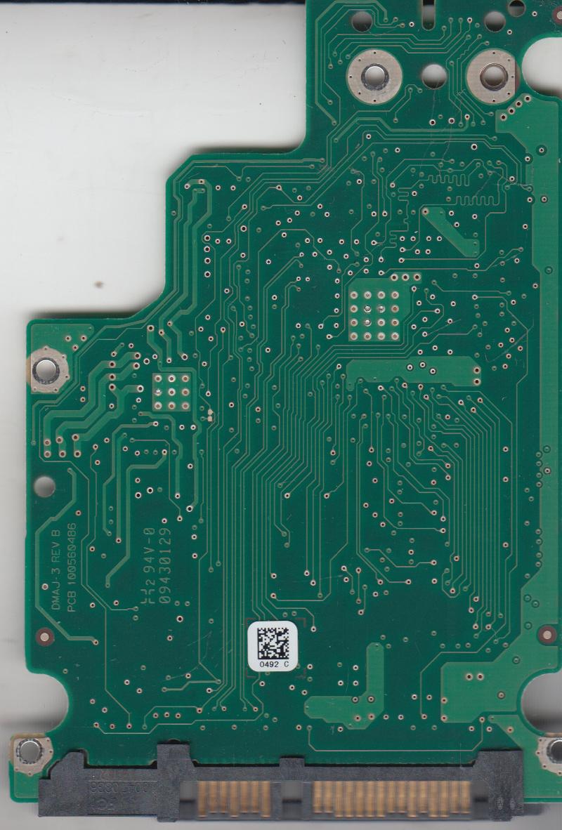 ST9500530NS  9FY156-004  SN04  0492 C  Seagate SATA 2.5 PCB