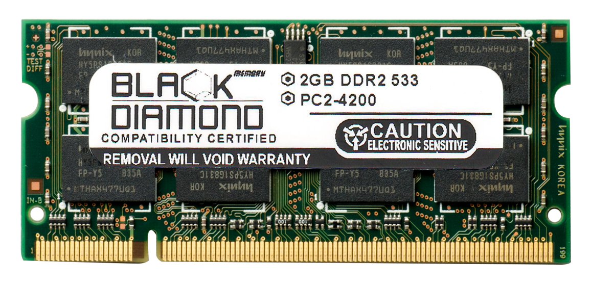 2GB RAM Memory for Acer Aspire Notebooks 5580-6974 Black Diamond Memory Module DDR2 SO-DIMM 200pin PC2-4200 533MHz Upgrade