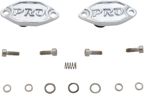 Kuryakyn Pro-Series Butterfly Shaft Caps with Screws, Washers, Bearings, and Spring