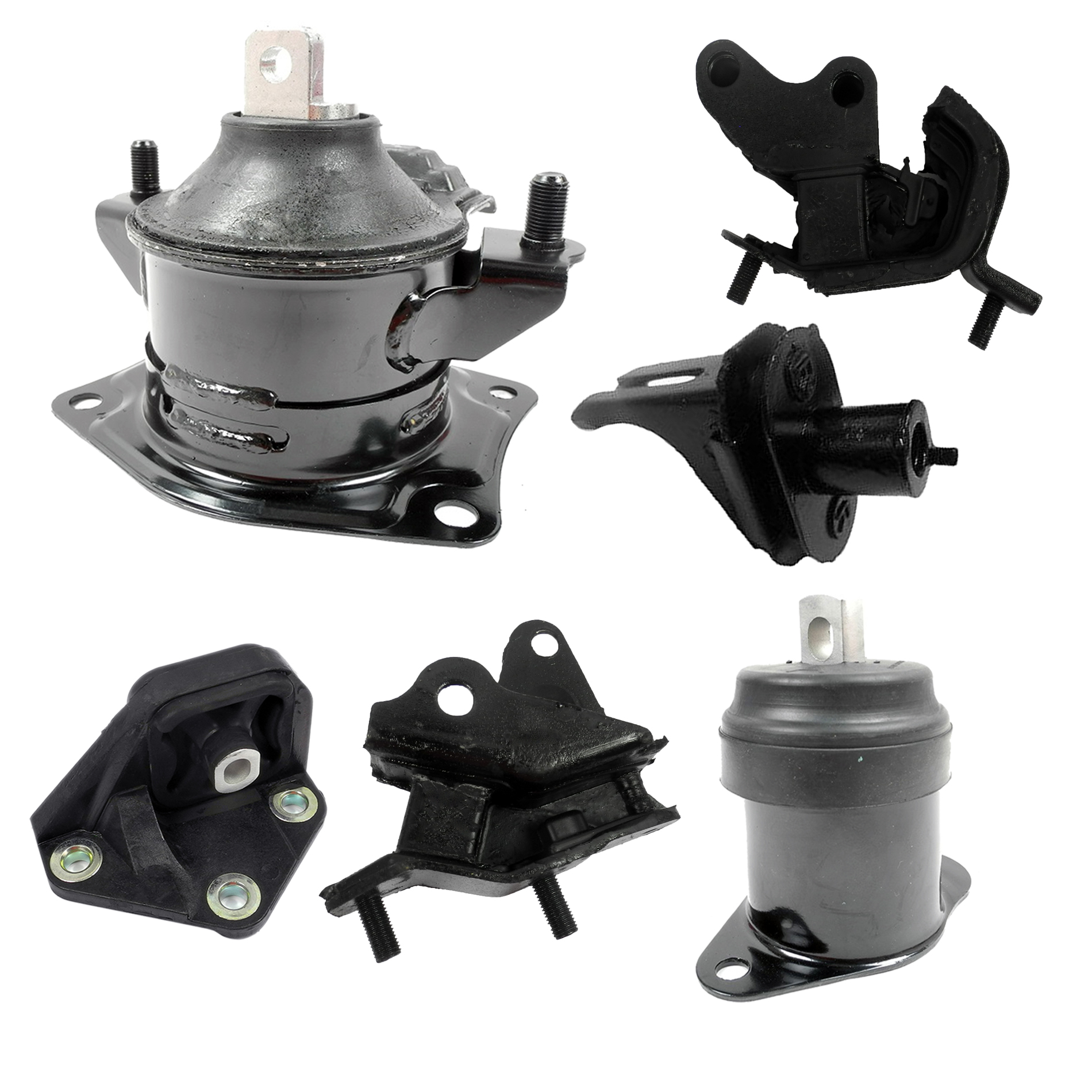 For 03-07 Honda Accord 2.4L FWD 4591 4517 4516 4596 4594 4542 6PCS Set Engine Motor and Transmission Mount 03 04 05 06 07