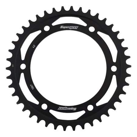 Rear Steel Sprocket Black for Honda CBR 600 F4 99 00 01 02 03 04 05 06, CBR 600 RA ABS 15 16, CBR 600 RR 03 04 05 06 07 08 09 10 11 12 13 14 15 16