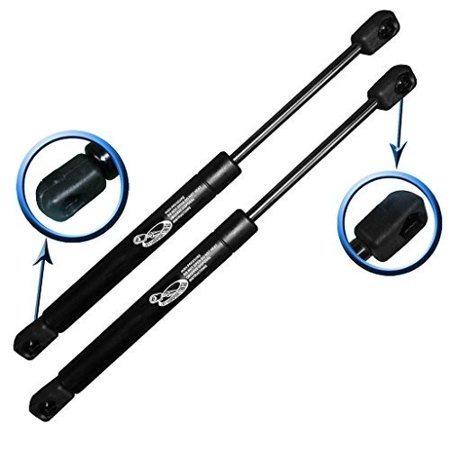 Two Rear Trunk Lid Gas Charged Lift Supports for 2005-2015 Ford Mustang. with Rear Spoiler. Left and Right Side. LSC-0255-a-2