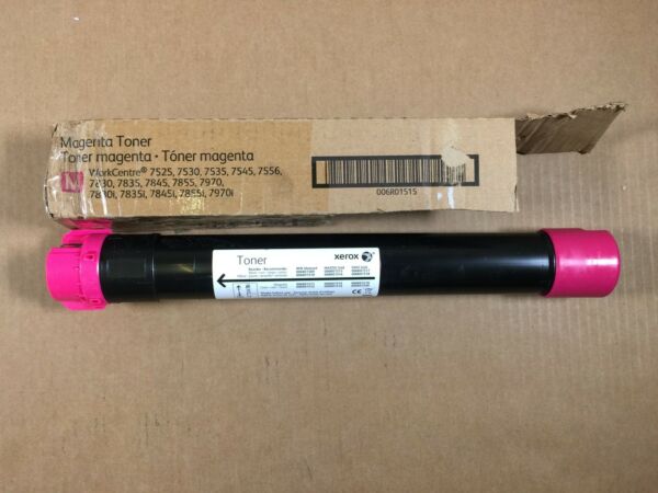 New Open Box Genuine Xerox 006R01515 Magenta WC 7525 7530 7535 7830 7855i 7970