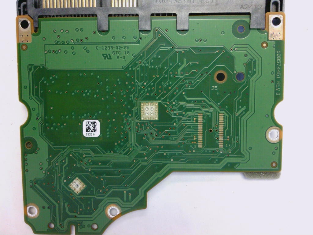 ST31000524AS  9YP154-521  JC4A  6222 N  Seagate REV B SATA 3.5 PCB
