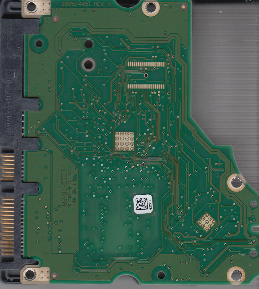 ST31000524AS  9YP154-516  JC45  6222 L  Seagate SATA 3.5 PCB
