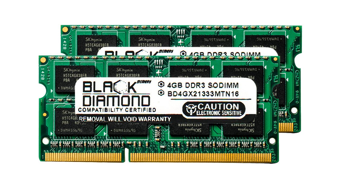 8GB 2X4GB RAM Memory for Acer Aspire Notebooks 7739Z-4804 Black Diamond Memory Module DDR3 SO-DIMM 204pin PC3-10600 1333MHz Upgrade