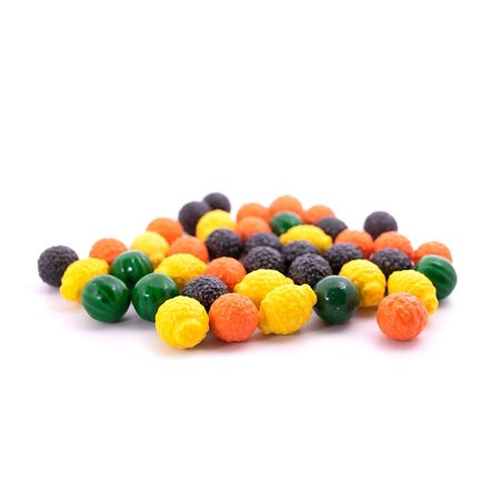 Fancy Fruit Dubble Bubble Bubble Gum - 3 LB Resealable Stand up Candy Bag (approx. 180 Pieces) - 1 Inch Gumballs for Vending Machines - Bulk Filler Ca