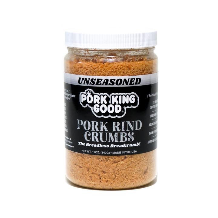 Pork King Good Unseasoned Pork Rind Crumbs Fried Pork Rinds