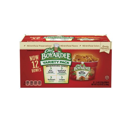 Chef Boyardee Variety Pack (7.5 Oz.  12 Pk.).