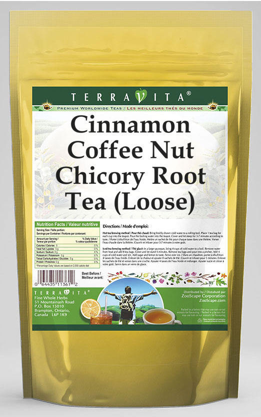 Cinnamon Coffee Nut Chicory Root Tea (Loose) (4 Oz, Zin: 565832)