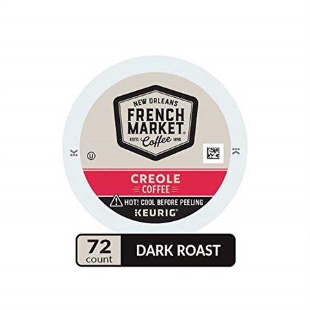 French Market Medium Dark Roast And Chicory Single Serve Cups Coffee, 12 Count (Pack Of 6)