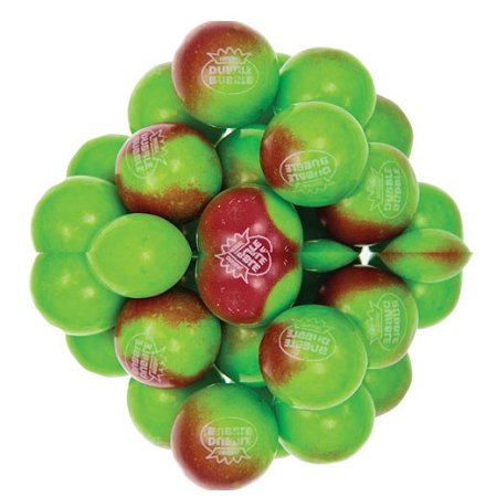 Dubble Bubble Apple Cinnamon One Inch Gumballs, (Pack of 850)
