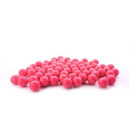 Pink Lemonade Bubble Gumballs - 3 LB Resealable Stand up Candy Bag (approx. 180 Pieces) - 1 Inch Lemonade Flavored Gum - Pink Colored Gumballs - Vendi