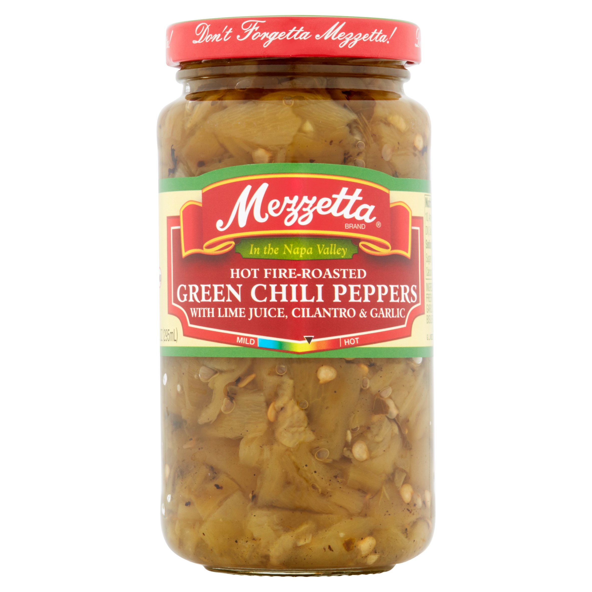 Mezzetta Pepper Chile Grn Hot Rstd,10 Fo (Pack of 6)