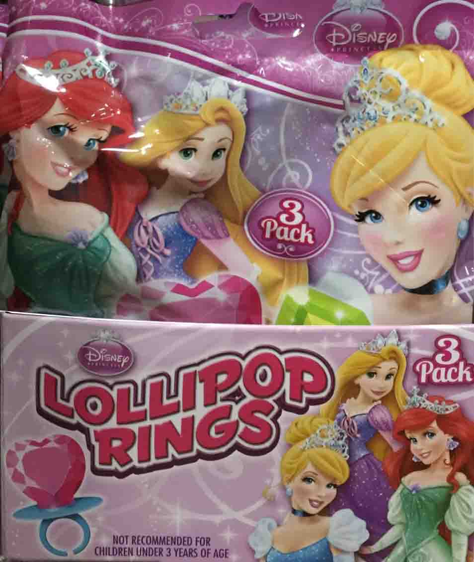 **DISCONTINUED** Flix Candy Princess 3-pk. Ring Pops