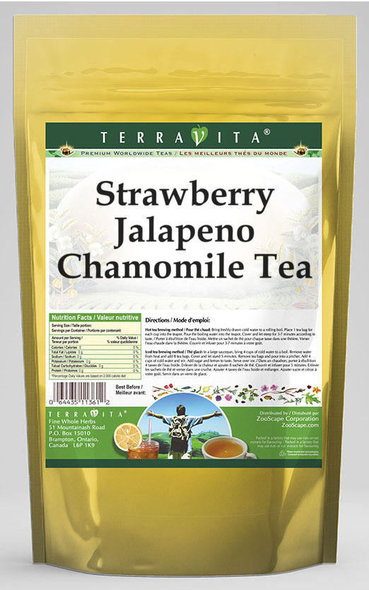 Strawberry Jalapeno Chamomile Tea (25 Tea Bags, Zin: 545896)