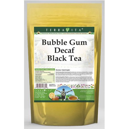 TerraVita Bubble Gum Decaf Black Tea  (Bubble Gum Decaf  Black Tea Bags  25 Tea Bags  2-Pack  Zin: 534655)