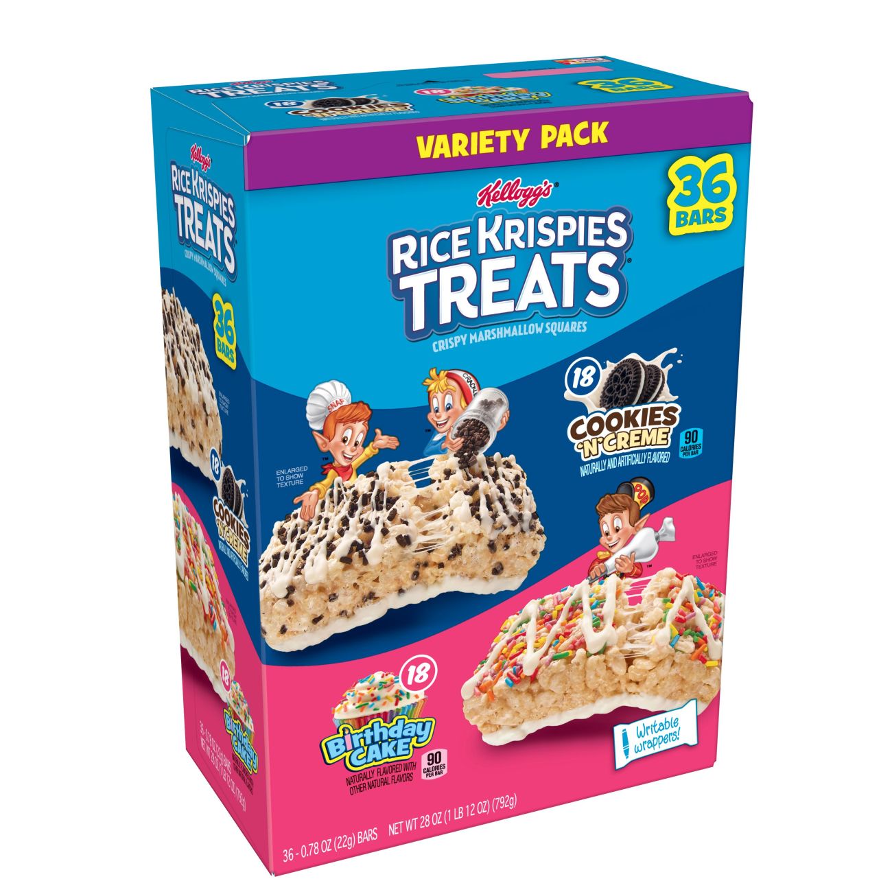 Gluten, FODMAPs & Allergens in Kellogg's Rice Krispies Treats Variety ...