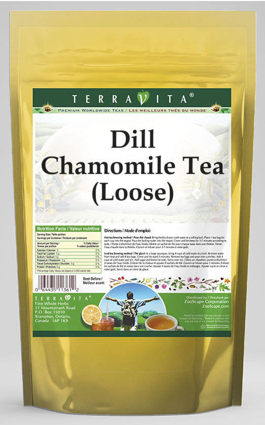 Dill Chamomile Tea (Loose) (4 oz, Zin: 532428)