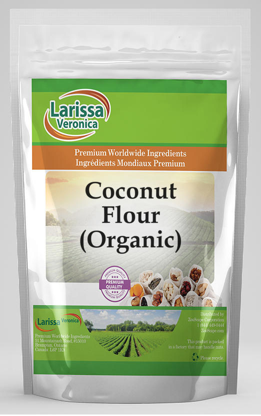 Coconut Flour (Organic) (8 Oz, Zin: 526210) - 3-Pack