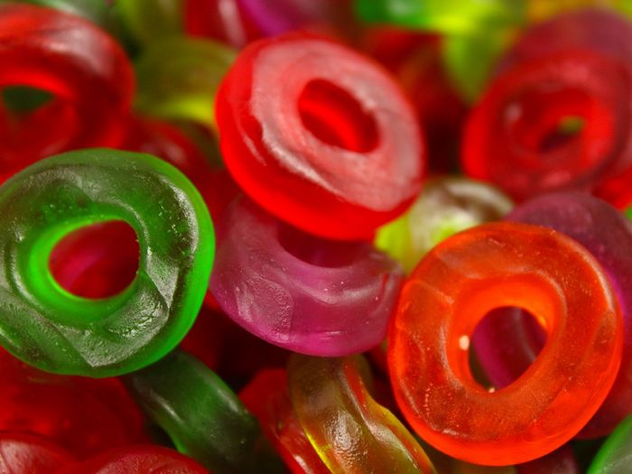 Ferrara Mini Gummy Rings, 30 Lb