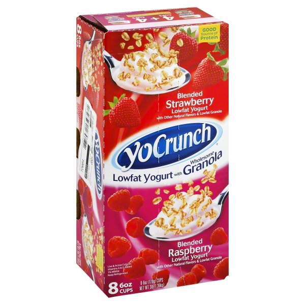 YoCrunch Low Fat Strawberry with Granola Yogurt, 6 Oz.