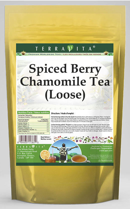 Spiced Berry Chamomile Tea (Loose) (4 oz, Zin: 540171)
