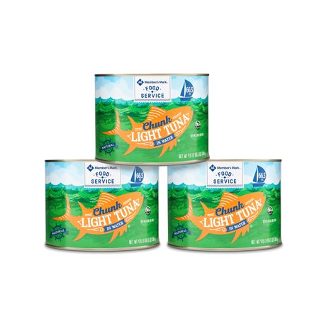 Member's Mark Chunk Light Tuna in Water (66.5 Oz.) - 3 PACK
