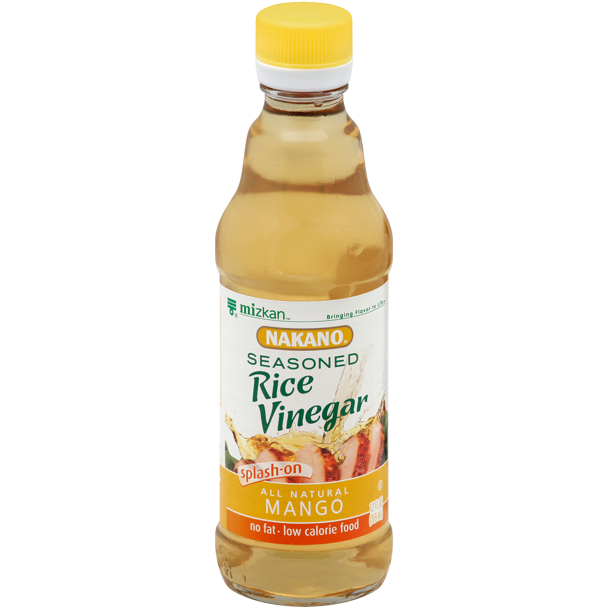 Nakano Seasoned All Natural Mango Rice Vinegar, 12 Fl Oz, (Pack of 6)
