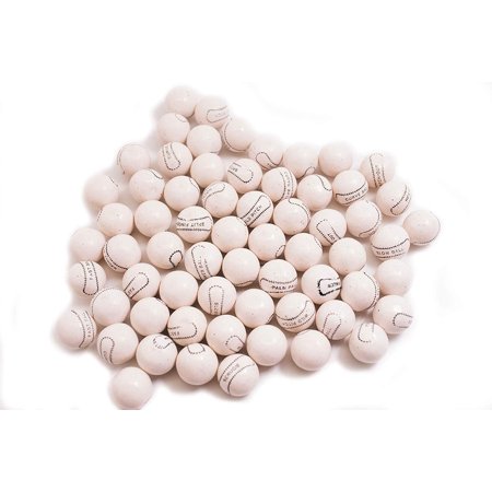 Homerun Dubble Bubble Gumballs - 3 LB Resealable Stand up Candy Bag (approx. 180 Pieces) - 1 Inch Gumballs with Fruit Flavor - Featuring Various Baseb