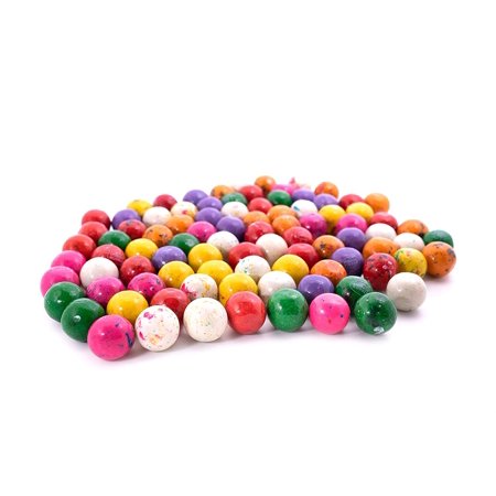 Splat Dubble Bubble Bubble Gum - 3 LB Resealable Stand up Candy Bag (approx. 180 Pieces) - 1 Inch Gumballs for Vending Machines - Bulk Filler Candy - 