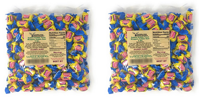 Dubble Bubble Twist-Wrapped Bubble Gum - 4 Lbs.