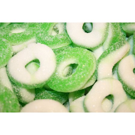 Bayside Candy Gummy Apple Rings/apple O's, 2lbs