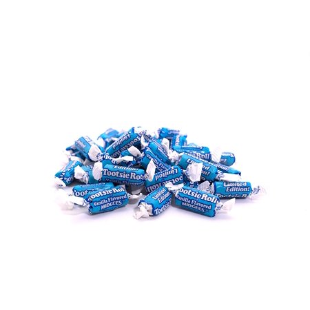 Tootsie Roll Vanilla Flavored Midgees - 1 LB Resealable Stand up Storage Bag - Limited Edition Vanilla Flavored Candy - Bulk Candy Bag for Parties and