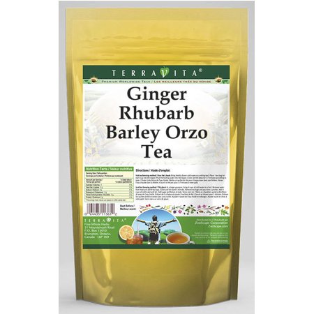 Ginger Rhubarb Barley Orzo Tea (25 Tea Bags, Zin: 564274) - 2-Pack