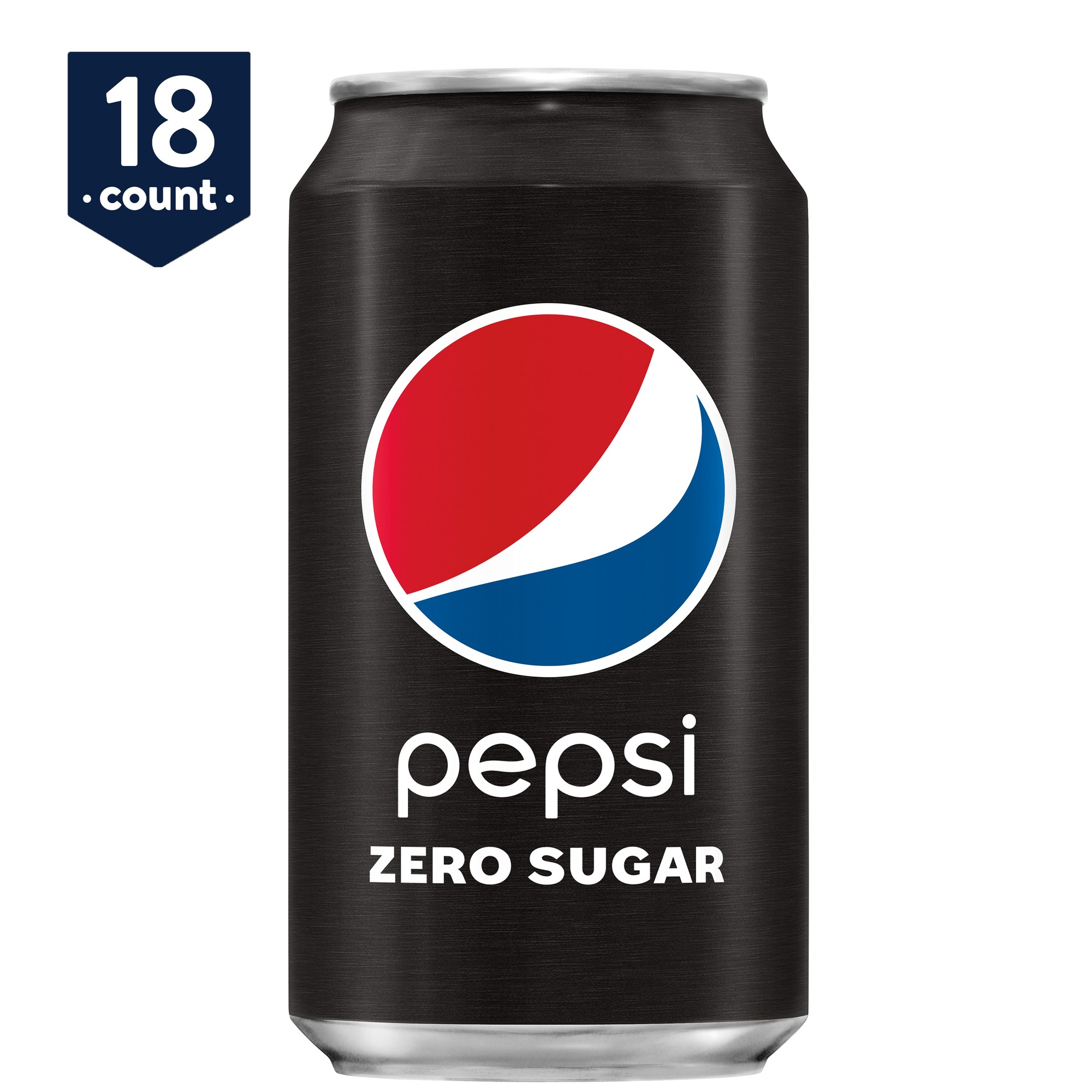 (18 Cans) Pepsi Zero Sugar, 12 Fl Oz